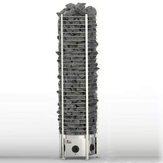 Электрокаменка SAWO TOWER  9 кВт круглая, встроенный пульт
