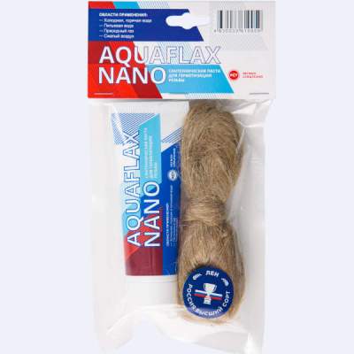 Паста Aquaflax nano 80 грамм и лён 20 грамм (набор)