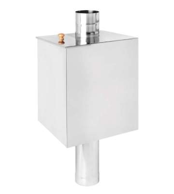 Бак на трубе 55л прямоуг (AISI 439) ф115 вх 3/4 Везувий