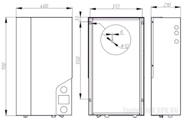 Электрокотел SKAT Gold Alum 12