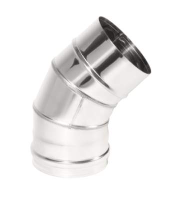 Отвод  моно ОМ-Р 45*,430,0,8, D 200