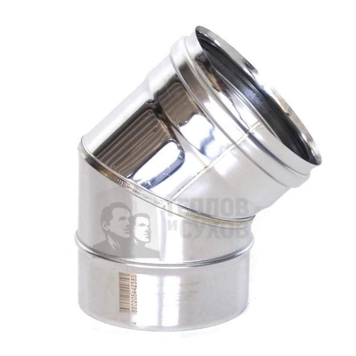 Отвод  моно ОМ-Р 45*,430,0,8, D 200