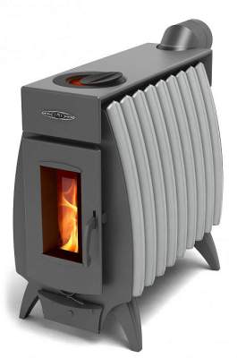 Печь отопительно-варочная TMF Огонь-батарея -9 антрацит-серый металлик