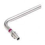 Трубка Г-образная (нерж.) 20/250 для подключения к отопит.прибору (10)