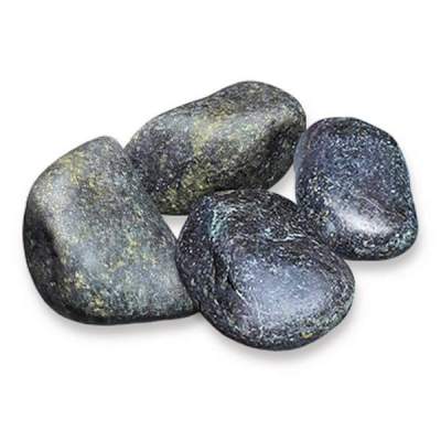 Камень для бани Серпентинит обвалованный, фракция 40-80 мм, 10 кг