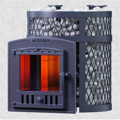 Печь-каменка чугунная ИСКАНДЕР ЗК 25 (П2) Ураган