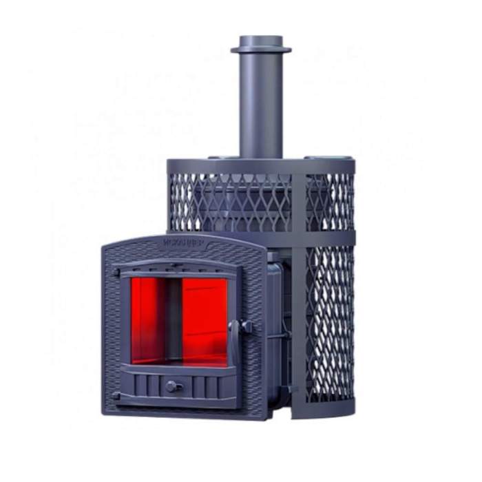 Печь-каменка чугунная ИСКАНДЕР ЗК 25 (П2) Ураган