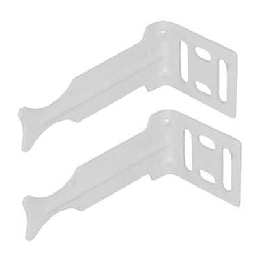 Кронштейн для радиатора универсальный белый