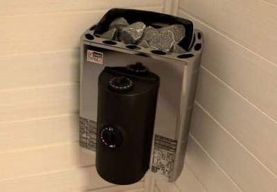 Электрокаменка SAWO MINI X 3.6кВт настенная,  встроенный пульт