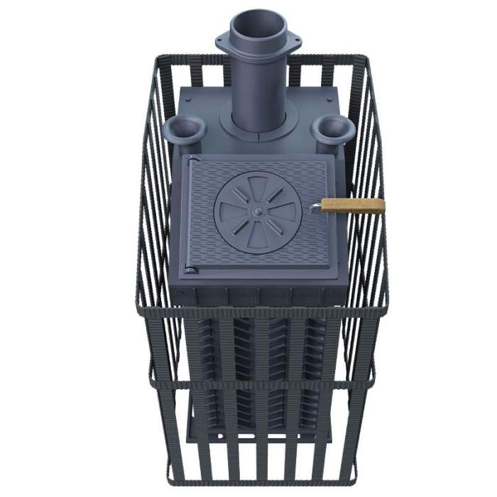 Печь-каменка чугунная GFS 30 ЗК (П2) Ураган