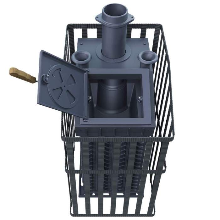 Печь-каменка чугунная GFS 30 ЗК (П2) Ураган