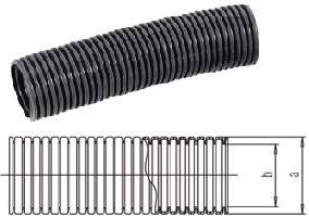 Гофротруба защитная для трубы ф20