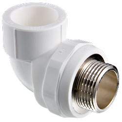 Угольник PPR с нар.р. 20x3/4&quot; Minde