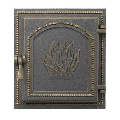 Дверка ВЕЗУВИЙ каминная 271 (Бронза)