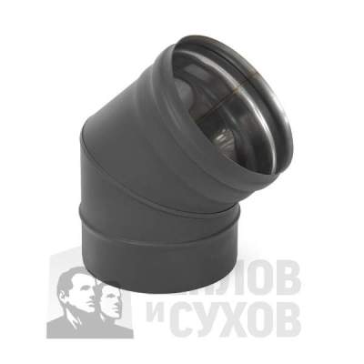 Отвод моно 45* ОМ-Р 430-0.8 D115 MC Black