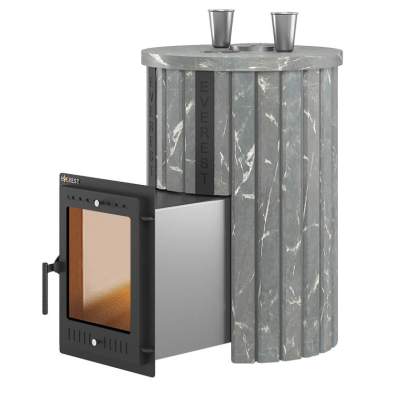 Печь-каменка Эверест &quot;Steam Master&quot; 30 INOX Ламель Талькохлорит, S-20