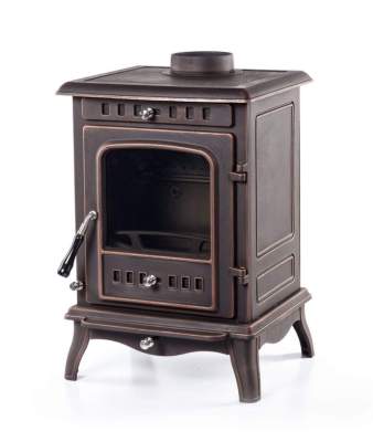 Печь-камин чугунный Fireway Eriк патина