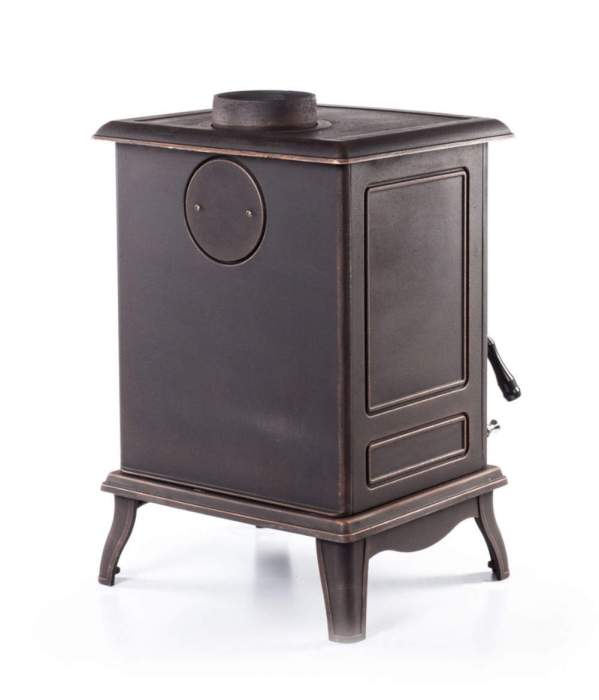 Печь-камин чугунный Fireway Eriк патина